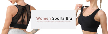 Sports Bras For Women Yoga Bra For fitness Workout Running Shirts Seamless Comfortable Yoga Bras Tank Top  With Removable Pads