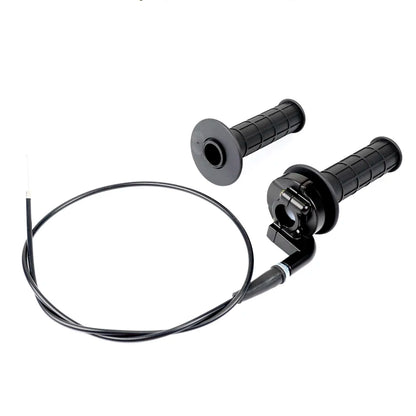 Motorcycle Grips 7/8" 22mm Hand Grip With Throttle With Twist Cable For ATV Quad Pit Dirt Bike Motocross Racing