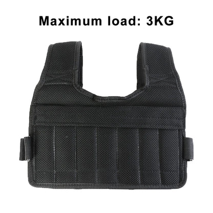 Loading Weight Vest Boxing Weight Training Workout Fitness Gym Equipment Adjustable Coat Jacket Sand without Counterweight