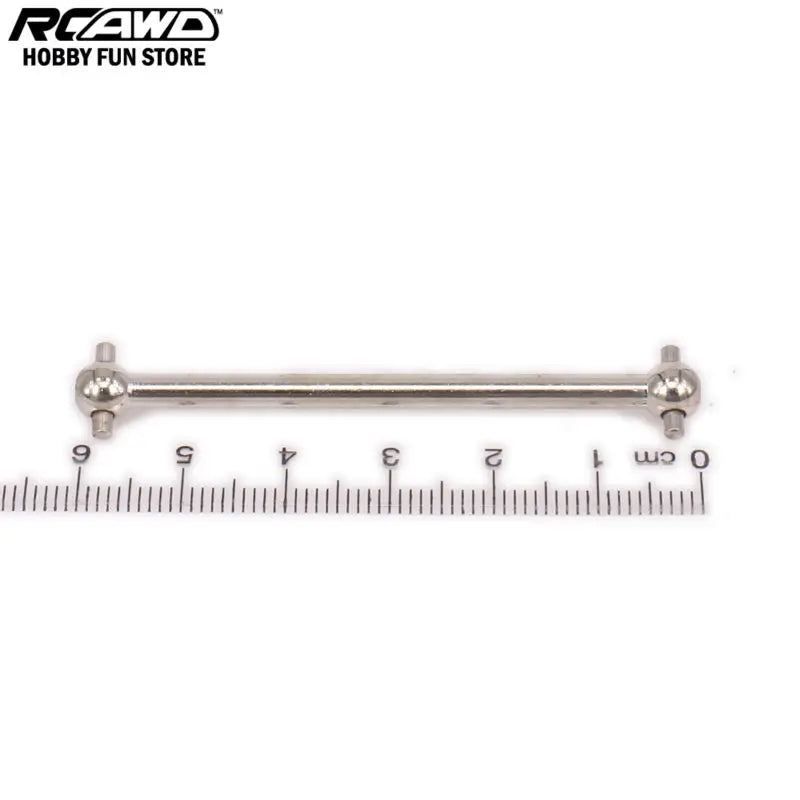 RCAWD Drive Shaft Dogbone 56mm Hole to Hole For Rc Hobby Car 1/10 HPI WR8 Series Flux WR80007 107874 Steel Or Iron 60mm Long