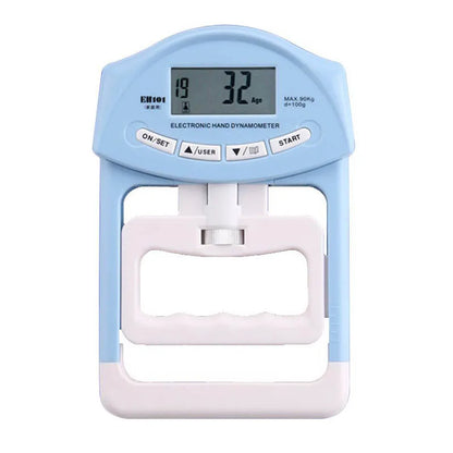 Digital Electronic Hand Dynamometer 90kg/200lbs Counting Gripper Hand Grips Strengthener Measurement Meter Auto Capturing Power