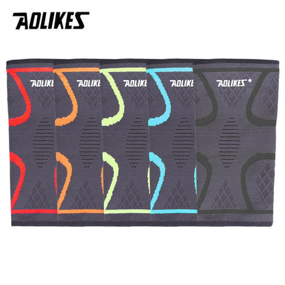 AOLIKES 1PCS Breathable Elbow Support Basketball Football Sports Safety Volleyball Elbow Pad Elastic Elbow Supporter
