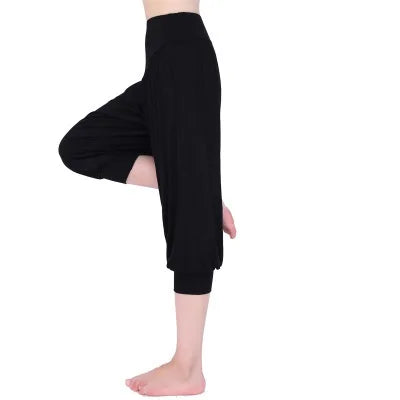 Women Yoga Pants Sports Clothing Women Plus Size Yoga Leggings Women Sportswear 7 Point Pants Sport Pants Modal Yoga clothes