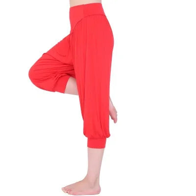 Women Yoga Pants Sports Clothing Women Plus Size Yoga Leggings Women Sportswear 7 Point Pants Sport Pants Modal Yoga clothes