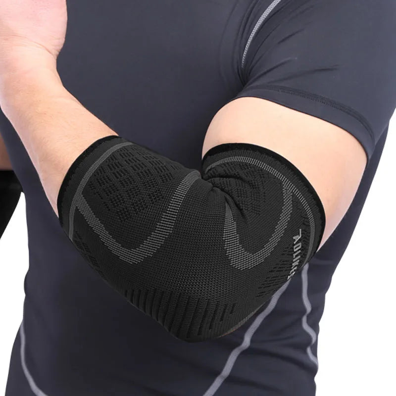AOLIKES 1PCS Breathable Elbow Support Basketball Football Sports Safety Volleyball Elbow Pad Elastic Elbow Supporter