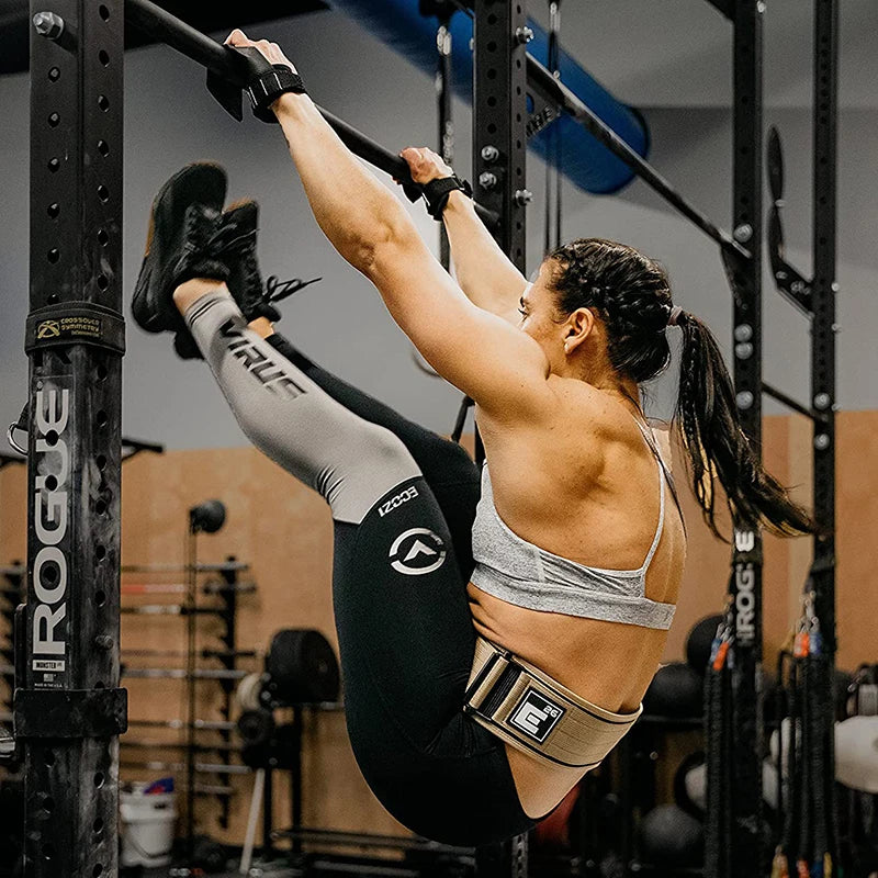 Weightlifting Gymnastic Carbon Grips Gym Exercise Fitness Weight Lifting Gloves 3 Hole Hand Grips Pullups Workout Palm