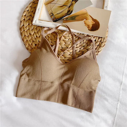 Breathable Sports Bra Anti-sweat Fitness Top Seamless Bra Shockproof Crop Top Women Push up Sport Bra Gym Workout Top