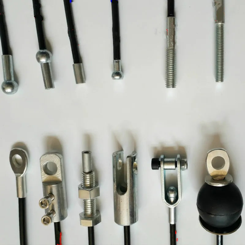 Fitness Equipment Accessories Set, Steel Wire Rope Assembly, 5mm, 6mm Wire and Head Accessories Fit Gym Cable, Gym Cable