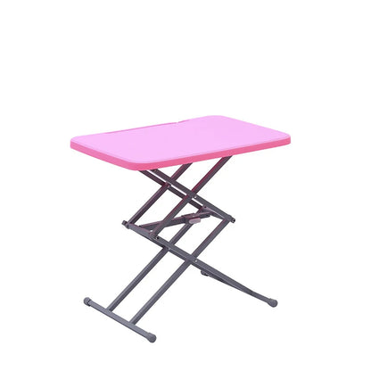 Portable Standing Desk Stand Up Desk Riser, 40cm-70cm Height Adjustable Home Office Folding Desk for Laptop Outdoor Escritorio