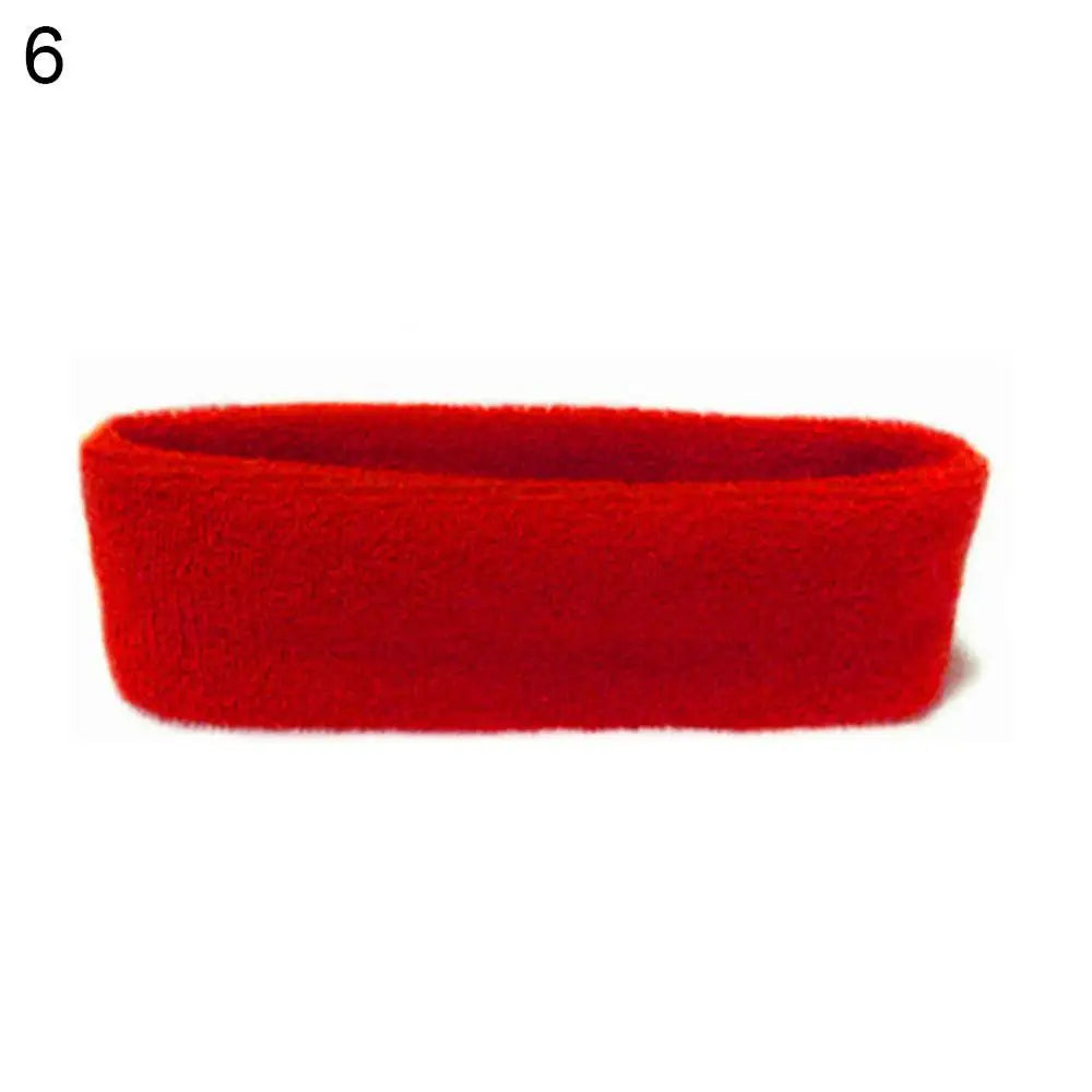 Unisex Sports Yoga Sweatband Summer Headband Fashion Gym Stretch Hair Band Sports Safety Sweat band