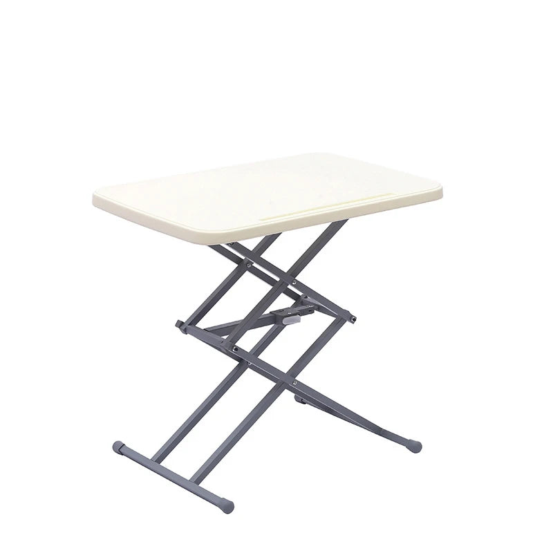 Portable Standing Desk Stand Up Desk Riser, 40cm-70cm Height Adjustable Home Office Folding Desk for Laptop Outdoor Escritorio