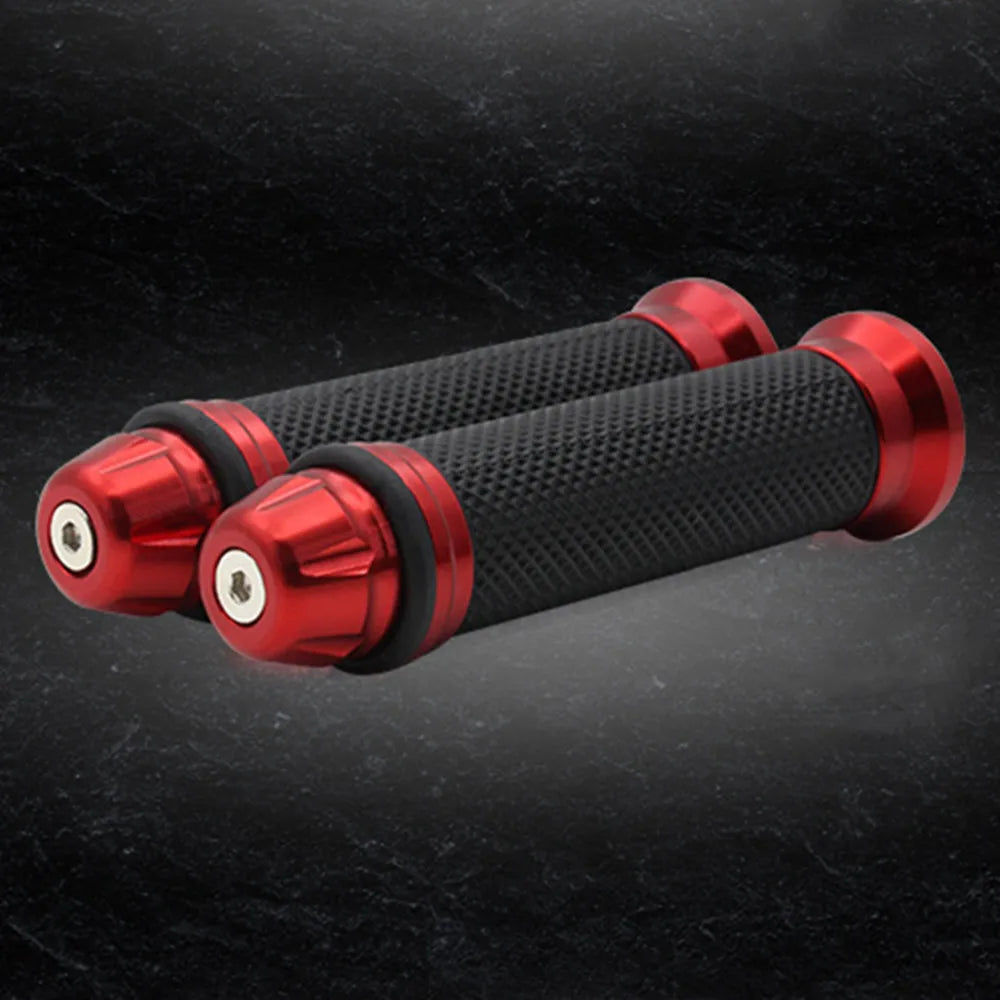 1 Pair 7/8'' Anti-Slip Motorcycle grips hand Handlebar Bar Grips Bicycle Rubber Mountain Cycle Handle Handlebar Bar Grips