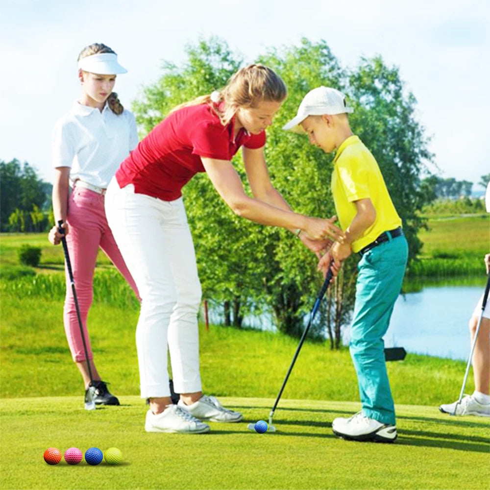 20 Pcs Color Sponge Indoor Practice PU Foam Golf Balls