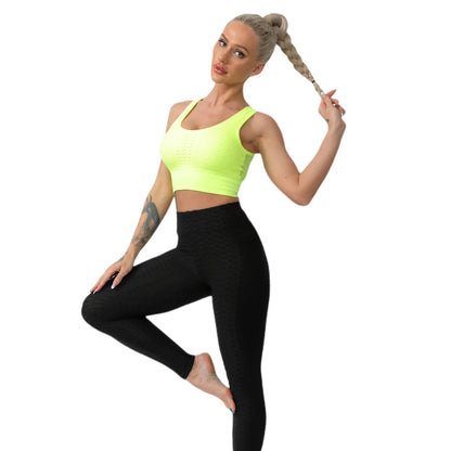 Sports Bras For Women Yoga Bra For fitness Workout Running Shirts Seamless Comfortable Yoga Bras Tank Top  With Removable Pads