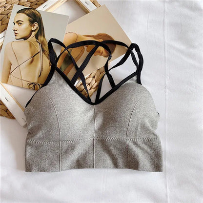 Breathable Sports Bra Anti-sweat Fitness Top Seamless Bra Shockproof Crop Top Women Push up Sport Bra Gym Workout Top