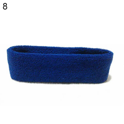 Unisex Sports Yoga Sweatband Summer Headband Fashion Gym Stretch Hair Band Sports Safety Sweat band