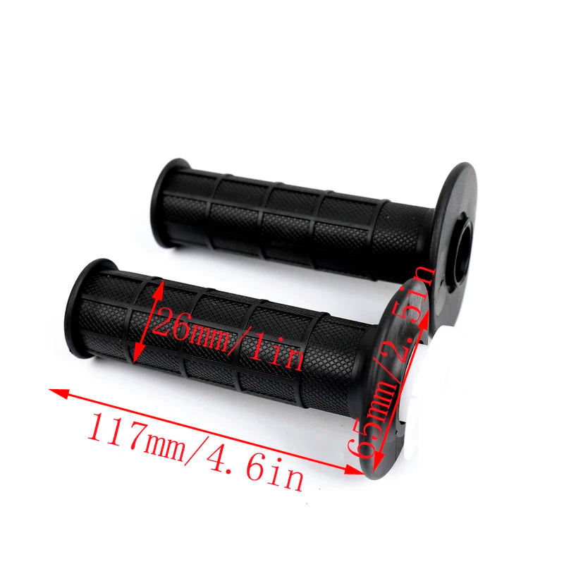 Motorcycle Grips 7/8" 22mm Hand Grip With Throttle With Twist Cable For ATV Quad Pit Dirt Bike Motocross Racing