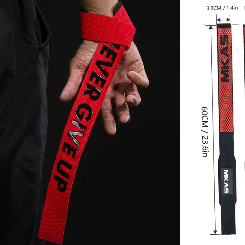 Fitness Weight Lifting Straps Gym Hand Grips Deadlifts Padded Neoprene Weightlifting Bodybuilding Powerlifting Strength Training