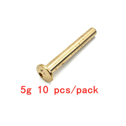 10Pcs Set Golf Club Weight Head Accessories Shaft Plug Assembling Kits Copper Nail Brass Swing Carbon/steel Size .370/.335/.350