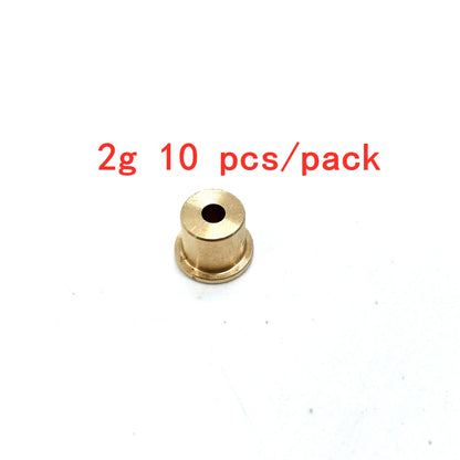 10Pcs Set Golf Club Weight Head Accessories Shaft Plug Assembling Kits Copper Nail Brass Swing Carbon/steel Size .370/.335/.350