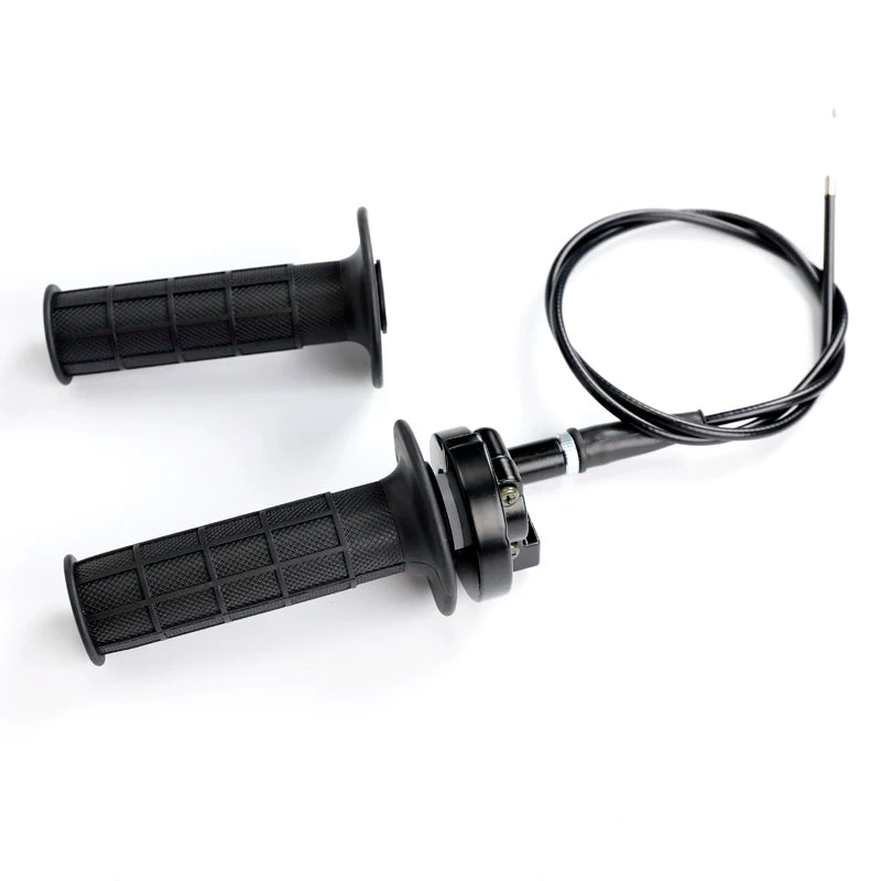 Motorcycle Grips 7/8" 22mm Hand Grip With Throttle With Twist Cable For ATV Quad Pit Dirt Bike Motocross Racing