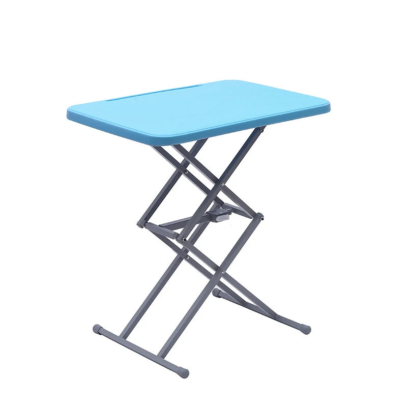 Portable Standing Desk Stand Up Desk Riser, 40cm-70cm Height Adjustable Home Office Folding Desk for Laptop Outdoor Escritorio
