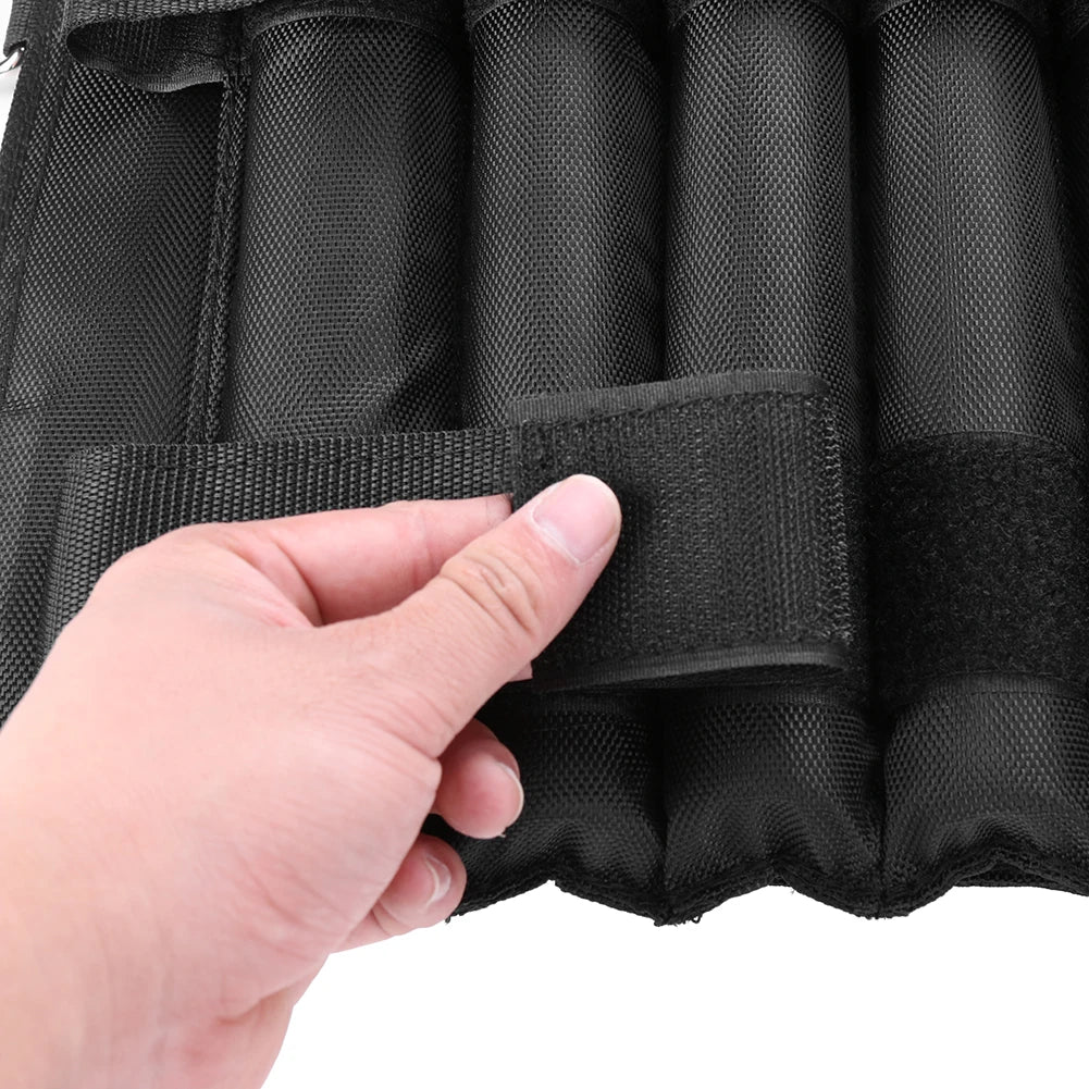 Loading Weight Vest Boxing Weight Training Workout Fitness Gym Equipment Adjustable Coat Jacket Sand without Counterweight