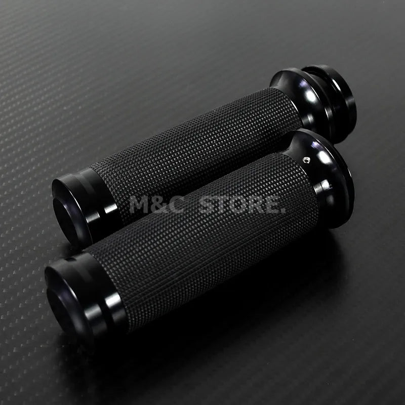 Motorcycle Electronic Grips 1"25mm Black Hand Grips For Harley Touring Road King Glide FLHR Breakout CVO Ultra Limited FLHTK