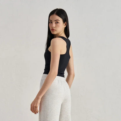 Yoga Vest Women Clothes Soft Breathable Pure Cotton Motion Fitness Womens Tops Solid Color Light Thin Wearing Outside Halter Top