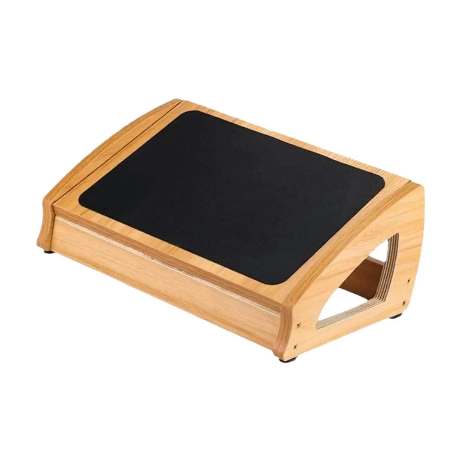 Under Desk Footrest Foot Support Ergonomic Feet Stand Desk Step Stool Desk Leg Rest Wood Foot Rest for Car Gaming Bedroom Office