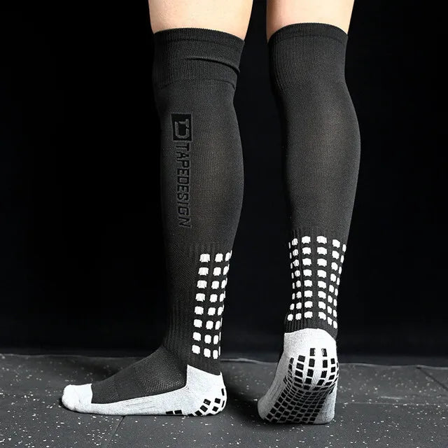 Soccer Knee 2022 New Non-Slip Breathable Men's Socks High Towel Bottom Cycling Hiking Sports Training Long Football Socks