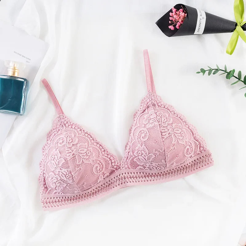 Women Bras Comfort Sport Bralette Underwear Sexy Seamless Lingerie Lace Backless Push Up Bra Corsets Top with Cups Ropa Mujer