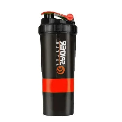 3 Layers Shaker Protein Bottle Powder Shake Cup Water Bottle Plastic Mixing Cup Body Building Exercise Bottles