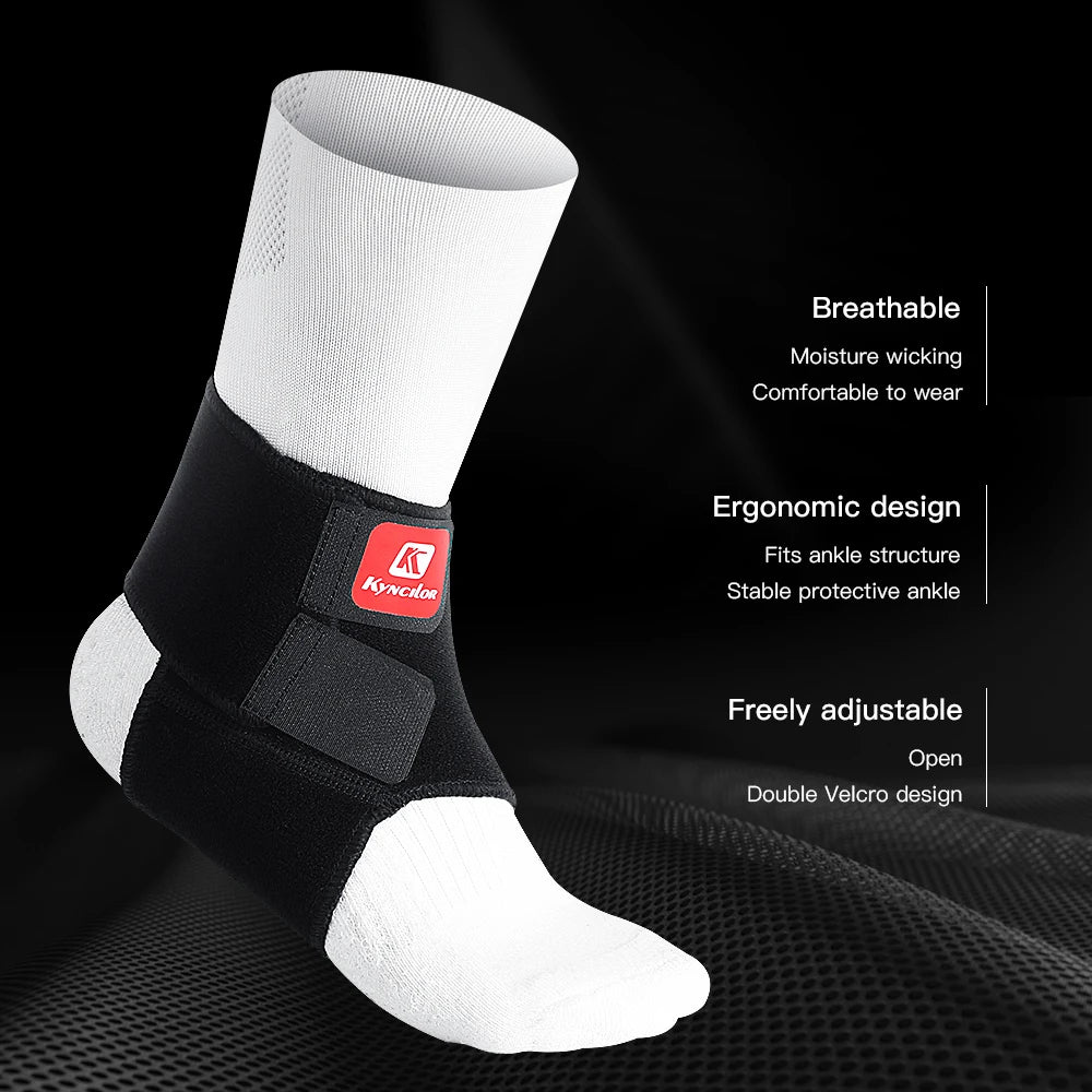1Pair Sport Ankle Stabilizer Brace Compression Ankle Support Tendon Pain Relief Strap Foot Sprain Injury Wraps Run Basketball