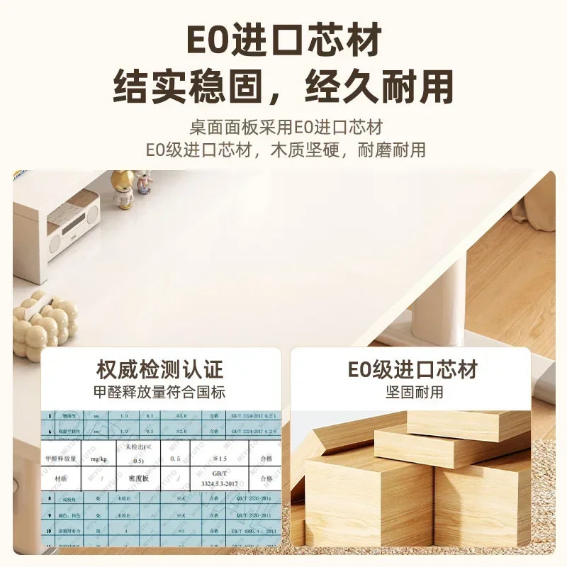 Modern Computer Standing Desk, Adjustable Height Electric Sit Stand Up Down student study Table, 47 Inch Ergonomic Rising Desks