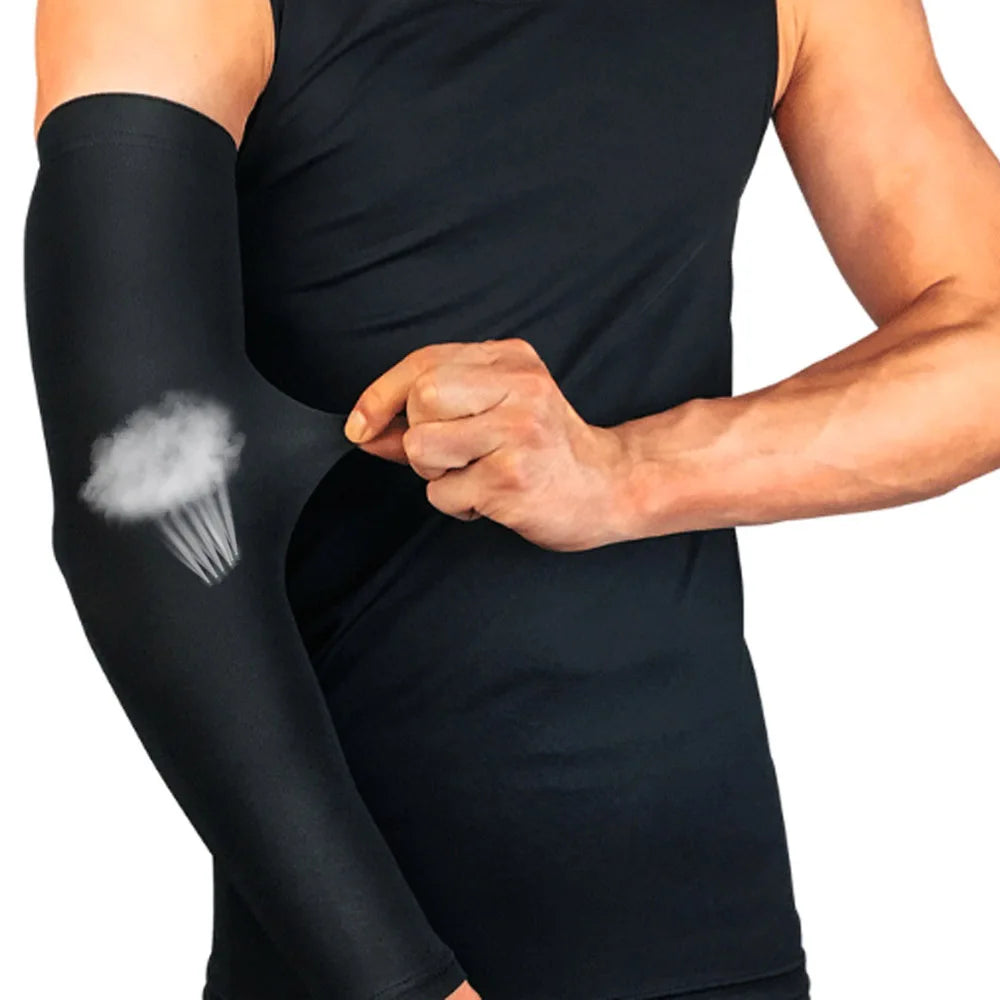 1Pcs Unisex Arm Sleeves UV Protection Golf Sun Protection Arm Cooling Sleeve,Sports Cooler Anti-slip Skin Protection for Cycling