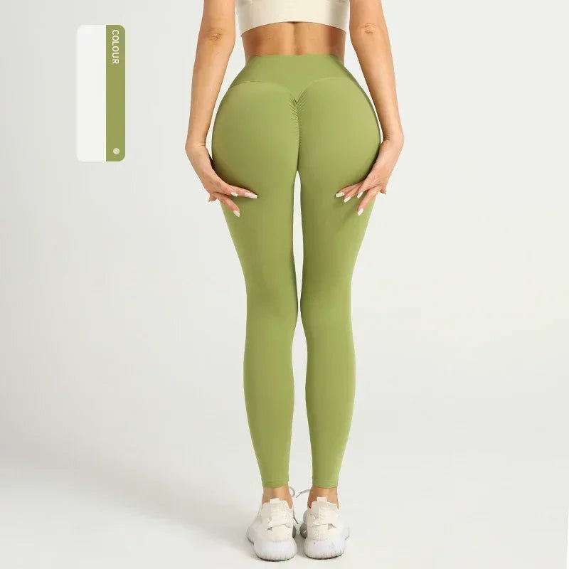 High Waist Yoga Leggings Women Fitness Leggings Running Cycling Pants Breathable Sports Leggings Summer Workout Gym Clothing👖👍
