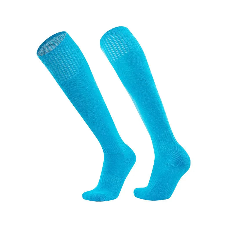 Football Accessories Black White Soccer Socks For Men Teenages Kids Over The Calf Baseball Rugby Athletic Sock