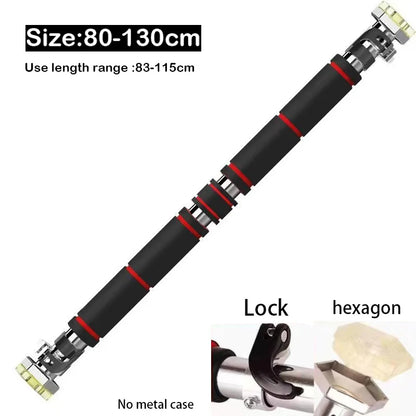 200KG Adjustable Door Horizontal Bars Chin Up Pull Up Sport Exercise Home Workout Gym Training Bar