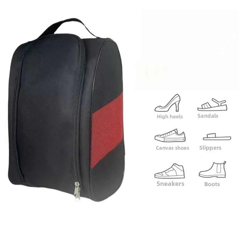Golf Shoe Bag Oxford Cloth Shoe Carrier Bags Breathable Lightweight Golf Handbag Dustproof Football Tennis Shoe Bag