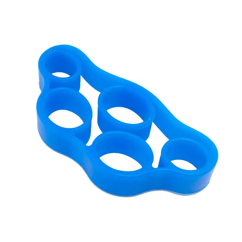 Silicone Finger Gripper Gym Hand Grip Resistance Band Wrist Stretcher Elastic  Strength Trainer Exercise Five Finger Expander