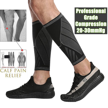 1pcs Running Athletics Compression Sleeves Leg Calf Shin Splints Elbow Knee Pads Protection Sports Safety Unisex