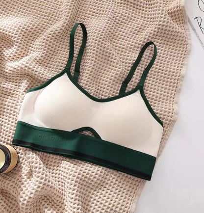 Sports Bra For Women With Small Breasts, Push-up Bra For Beautiful Back, Showing Large Breasts, Shock-proof Bra Without Rims