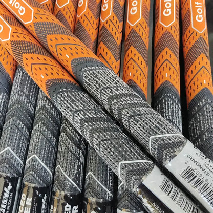 13pcs PLUS Golf Grip Rubber Cotton Yarn Golf Club Grips Iron and Wood Standard/Midsize Universal Golf Club Grips