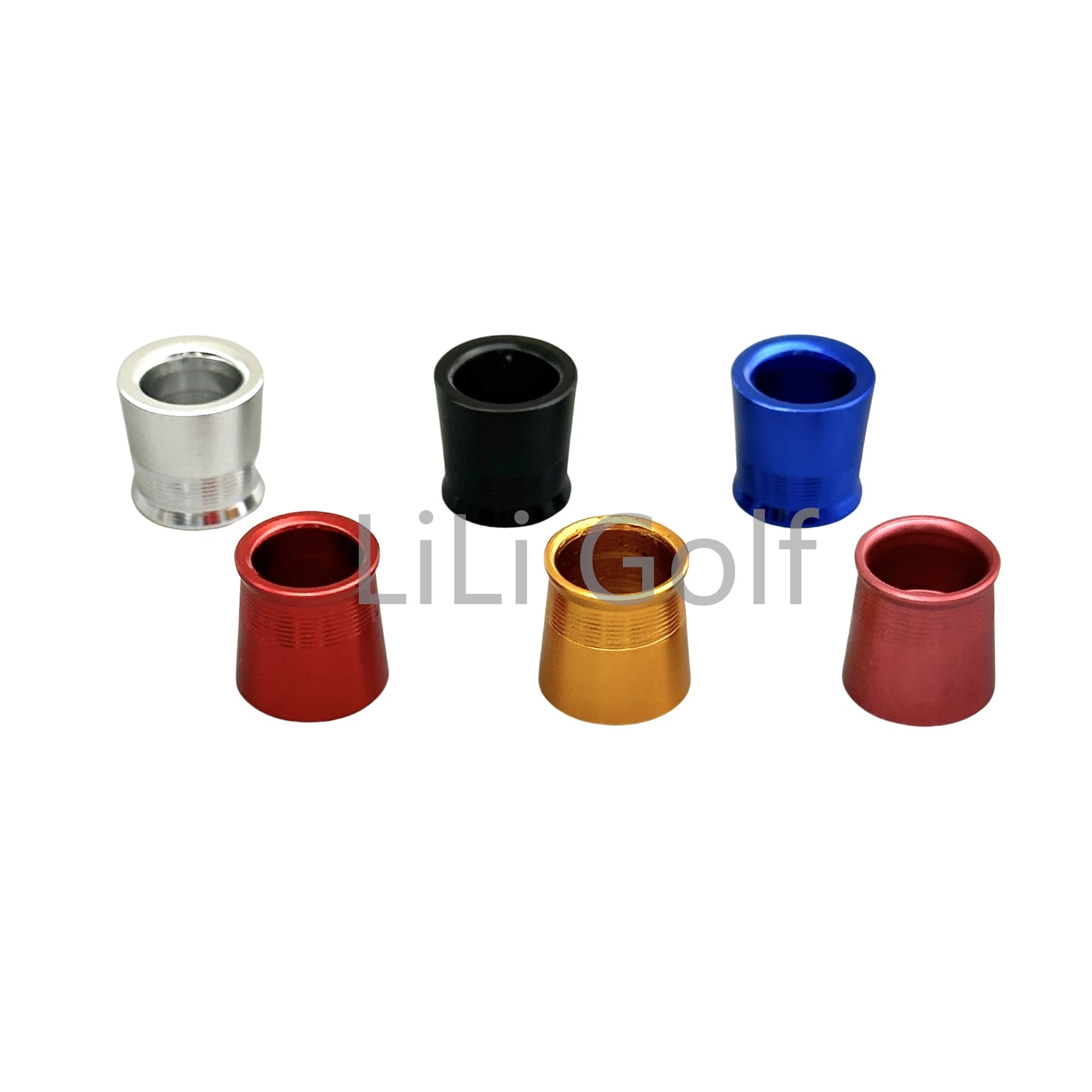 10Pcs/set Golf Club Shaft Sleeve Aluminium Ferrules fit Driver Fairway Hybrid Irons Club Head Aluminum Ring High quality .