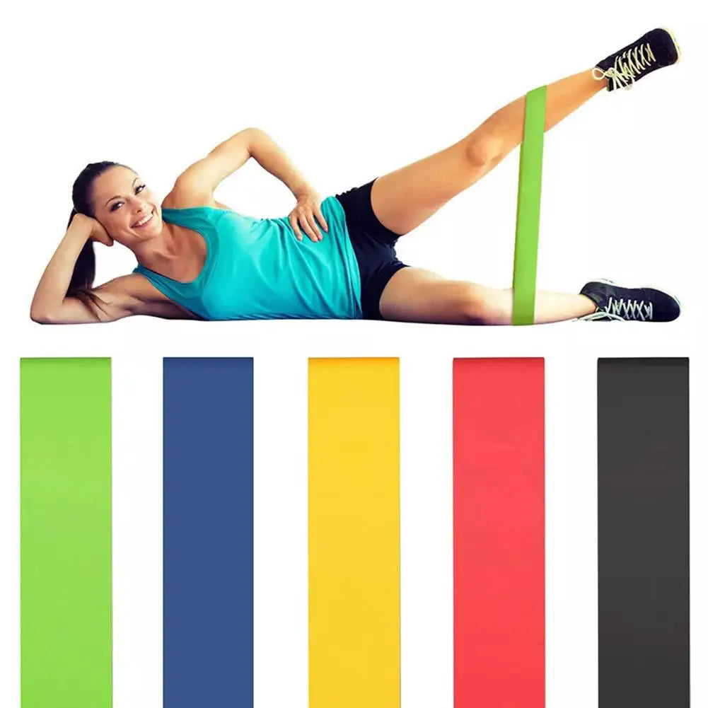 Fitness Workout Equipment Rubber Resistance Bands Yoga Weight Elastic Crossfit Strength Pilates Sports Gum Women Gym O9L2
