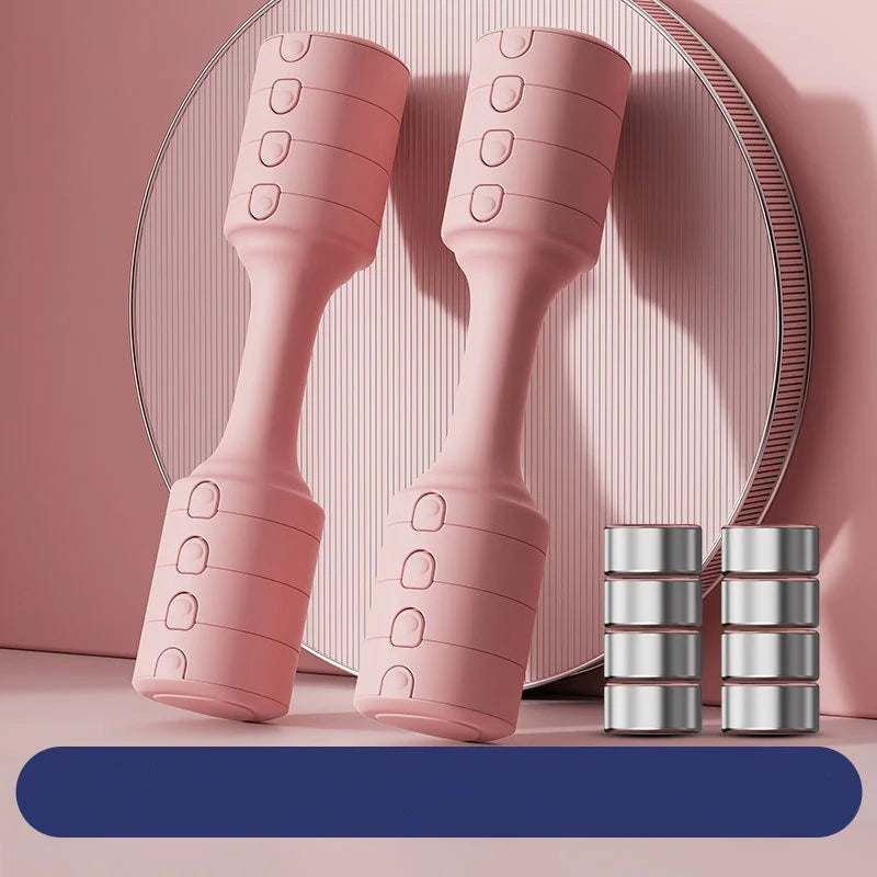 Adjustable Men Dumbbells Can be disassembled Strength Training Electroplated Dumbbells Fitness  Woman Dumbbell Exercise Fitness