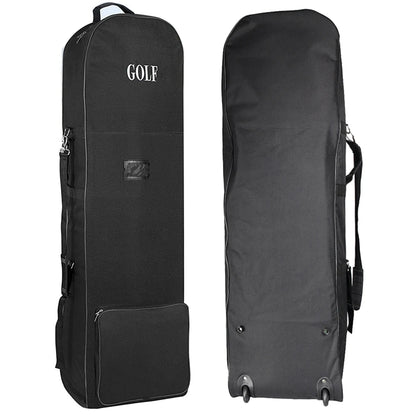 Golf Travel Bag Soft Foldable Portable Lightweight Practical Durable 600D Golf Club Bag Storage Bag Golf Aviation Bag