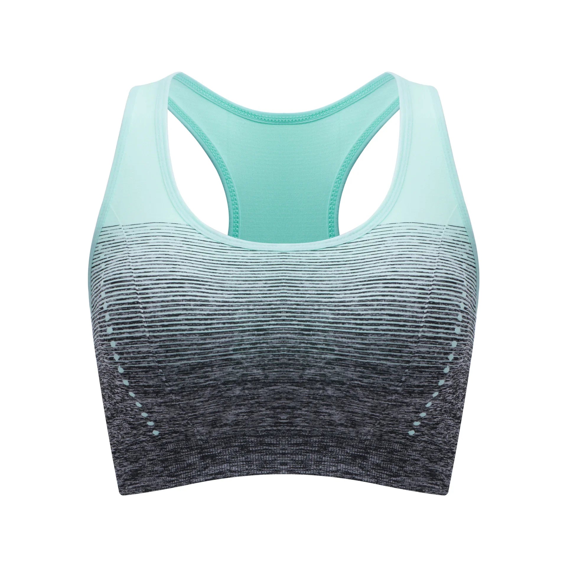 Sports Bra High Stretch Breathable Top Fitness Women Padded for Running Yoga Gym Seamless Crop Bra Gradient Sport Bra
