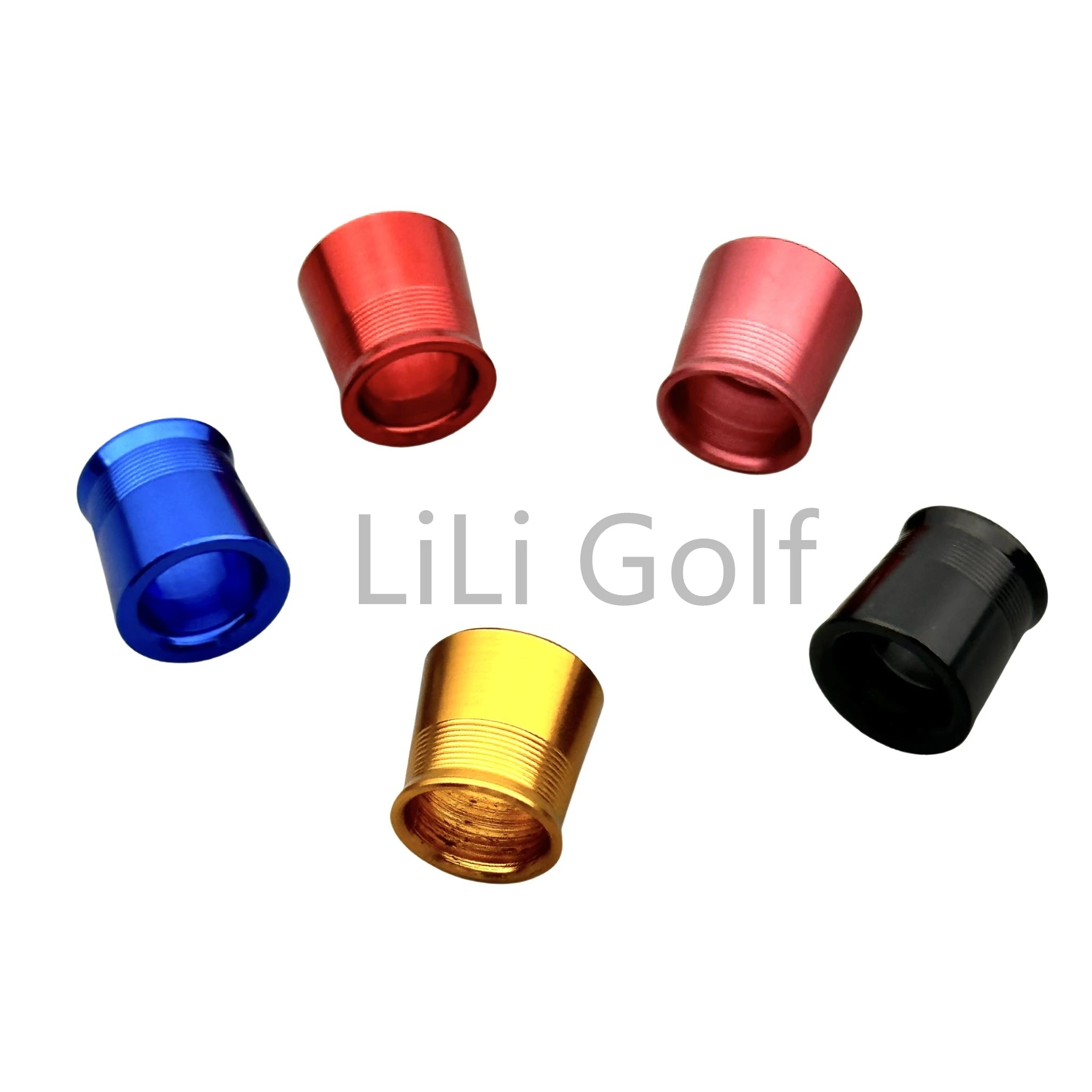 10Pcs/set Golf Club Shaft Sleeve Aluminium Ferrules fit Driver Fairway Hybrid Irons Club Head Aluminum Ring High quality .